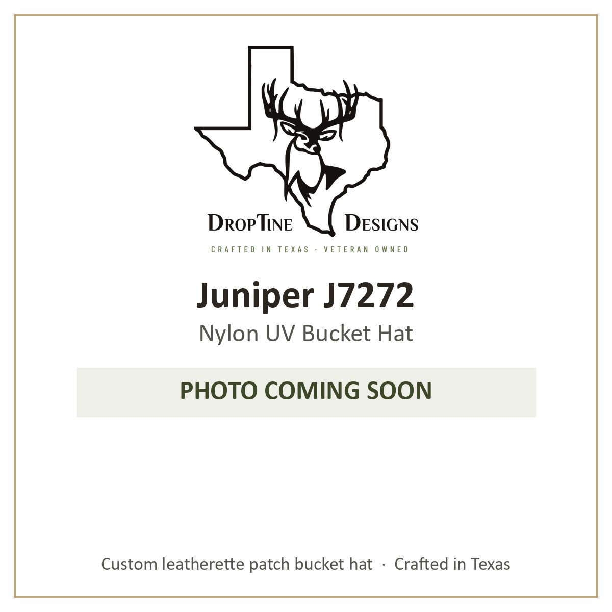 Photo coming soon: Juniper J7272 Nylon UV Bucket Hat