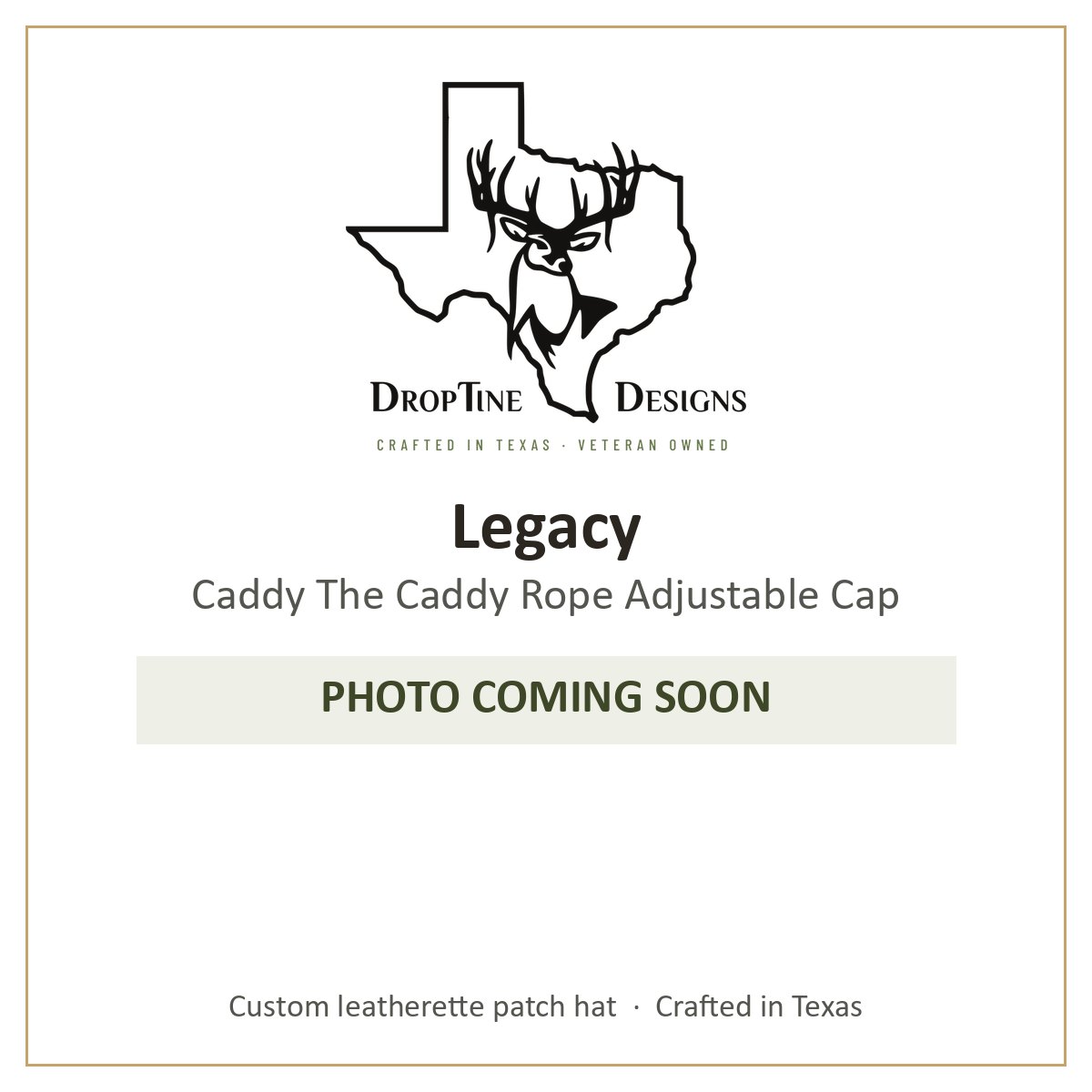 Photo coming soon: Legacy Caddy The Caddy Rope Adjustable Cap