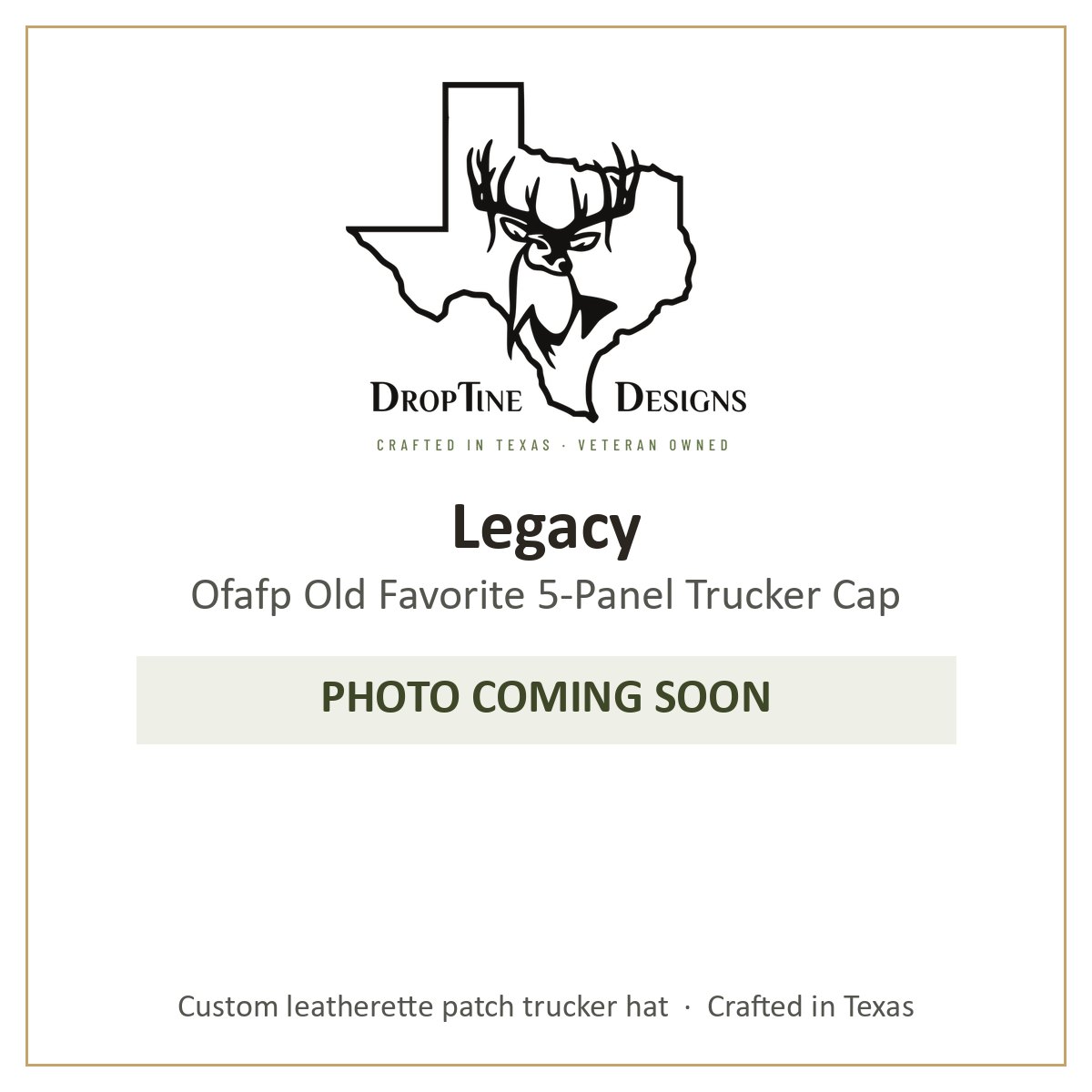 Photo coming soon: Legacy Ofafp Old Favorite 5-Panel Trucker Cap