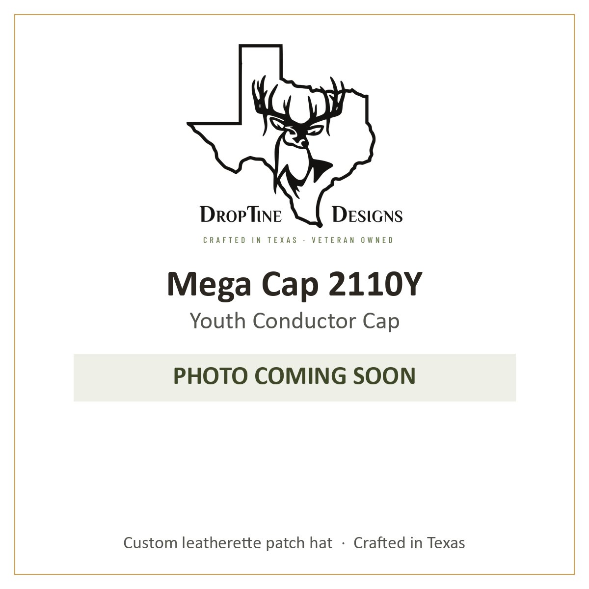 Photo coming soon: Mega Cap 2110Y Youth Conductor Cap