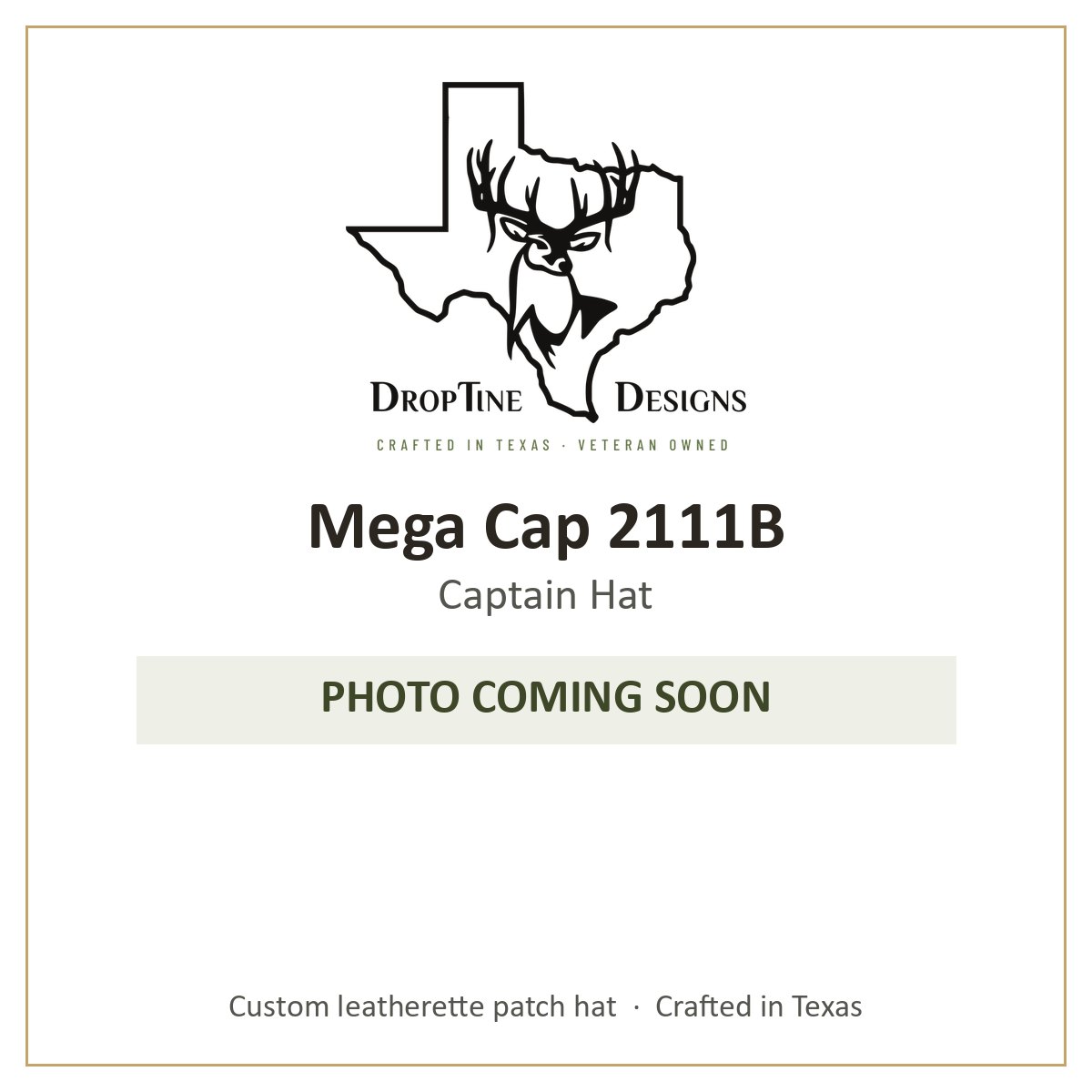 Photo coming soon: Mega Cap 2111B Captain Hat