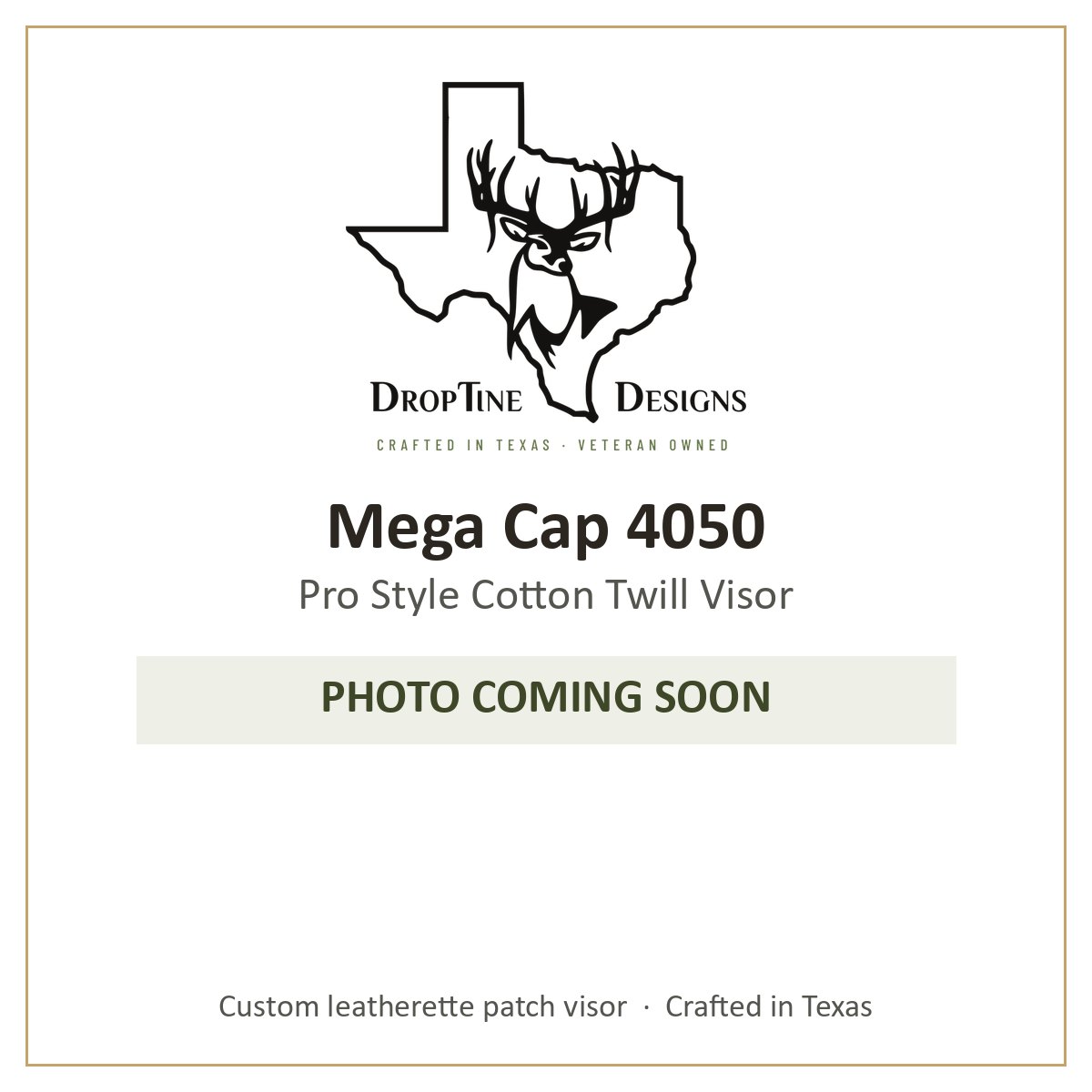 Photo coming soon: Mega Cap 4050 Pro Style Cotton Twill Visor