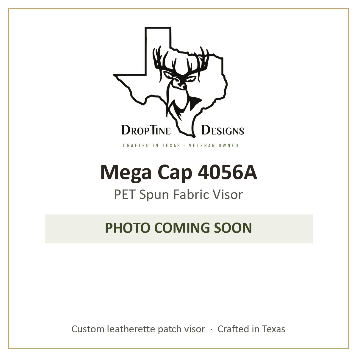 Photo coming soon: Mega Cap 4056A PET Spun Fabric Visor