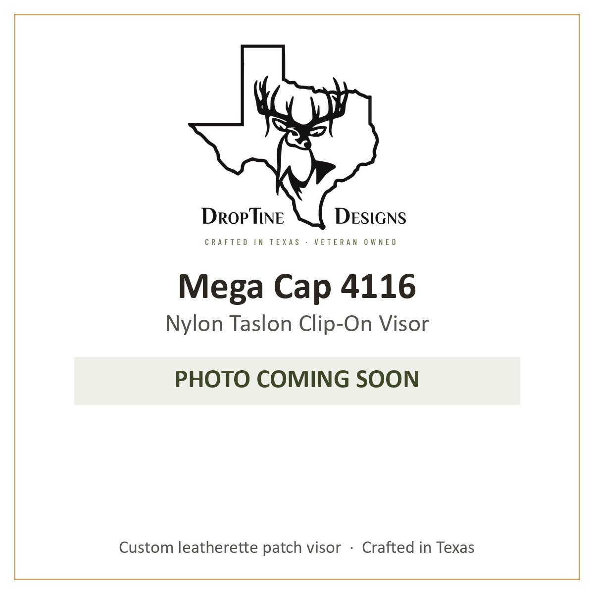 Photo coming soon: Mega Cap 4116 Nylon Taslon Clip-On Visor