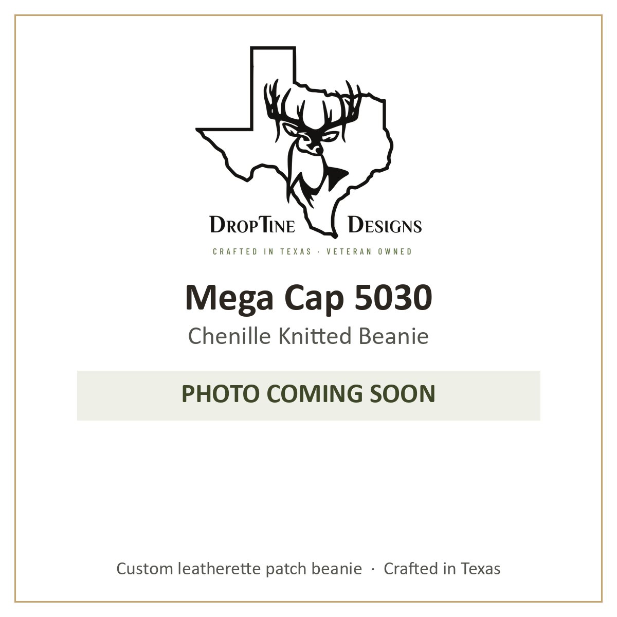 Photo coming soon: Mega Cap 5030 Chenille Knitted Beanie