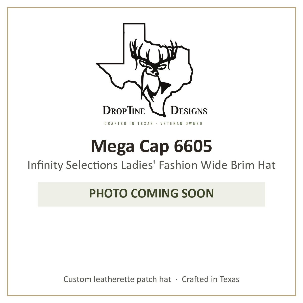 Photo coming soon: Mega Cap 6605 Infinity Selections Ladies' Fashion Wide Brim Hat