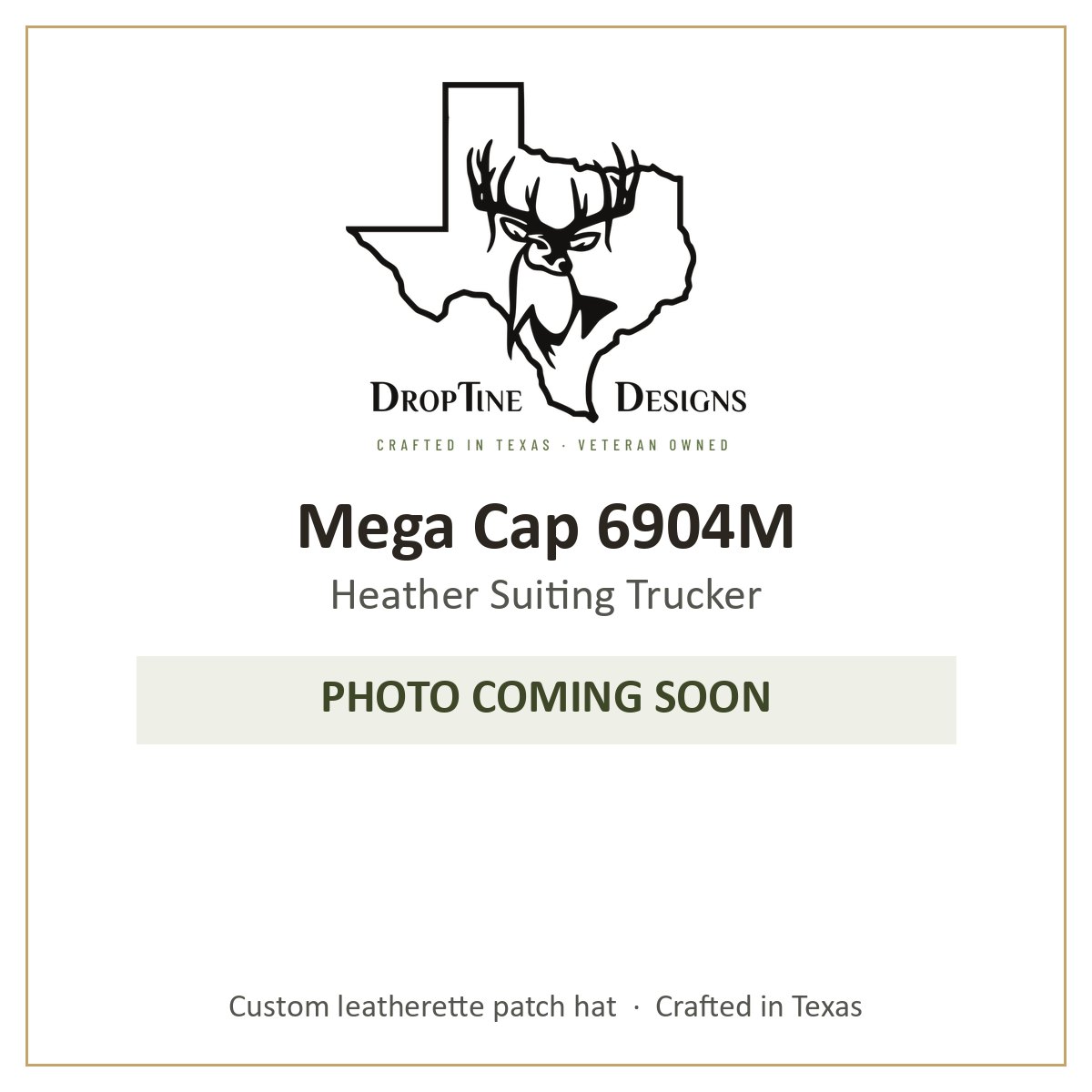 Photo coming soon: Mega Cap 6904M Heather Suiting Trucker