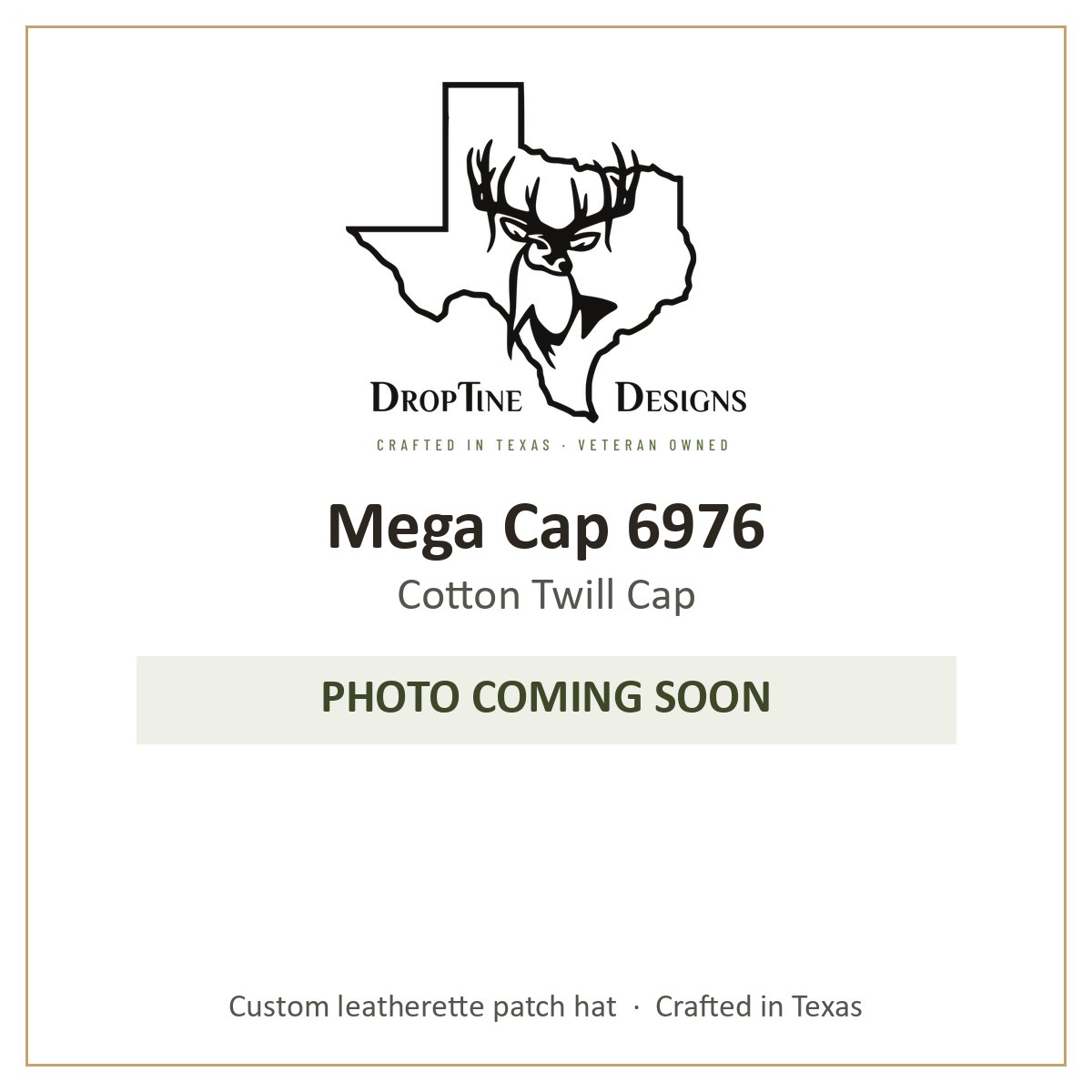 Photo coming soon: Mega Cap 6976 Cotton Twill Cap