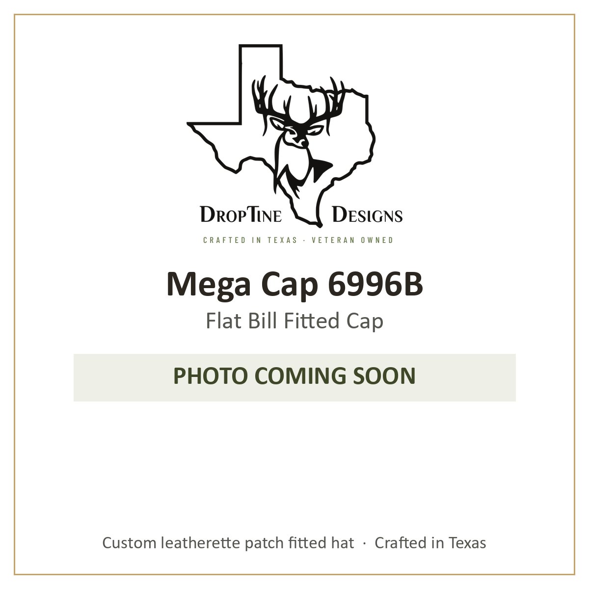 Photo coming soon: Mega Cap 6996B Flat Bill Fitted Cap
