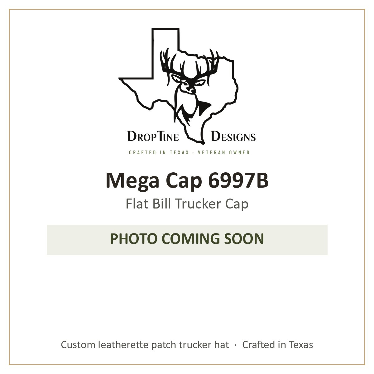 Photo coming soon: Mega Cap 6997B Flat Bill Trucker Cap