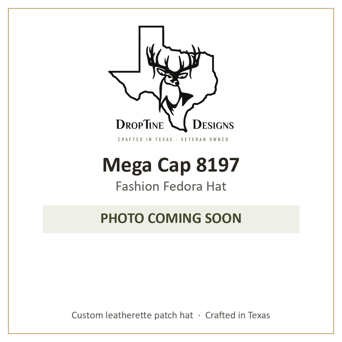 Photo coming soon: Mega Cap 8197 Fashion Fedora Hat