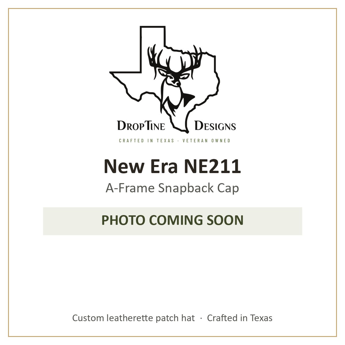 Photo coming soon: New Era NE211 A-Frame Snapback Cap