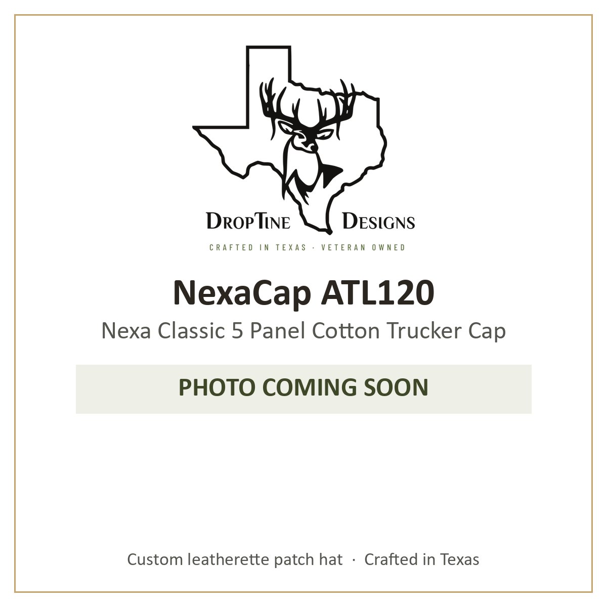 Photo coming soon: NexaCap ATL120 Nexa Classic 5 Panel Cotton Trucker Cap