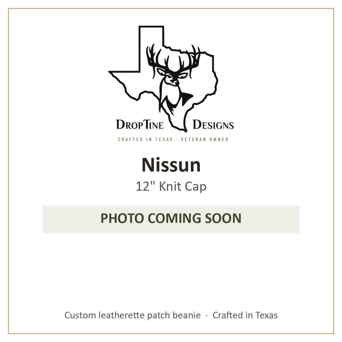 Photo coming soon: Nissun 12" Knit Cap