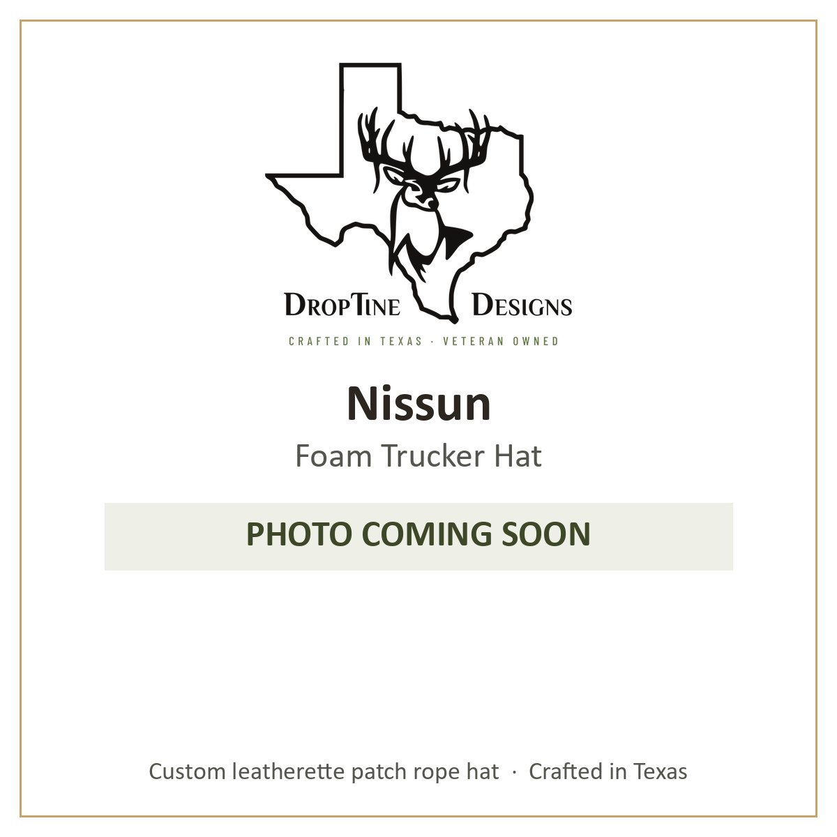 Photo coming soon: Nissun Foam Trucker Hat