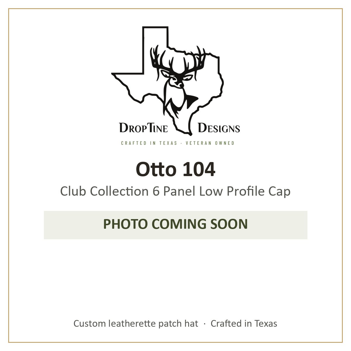 Photo coming soon: Otto 104 Club Collection 6 Panel Low Profile Cap