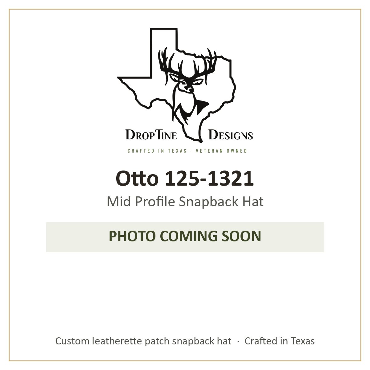 Photo coming soon: Otto 125-1321 Mid Profile Snapback Hat
