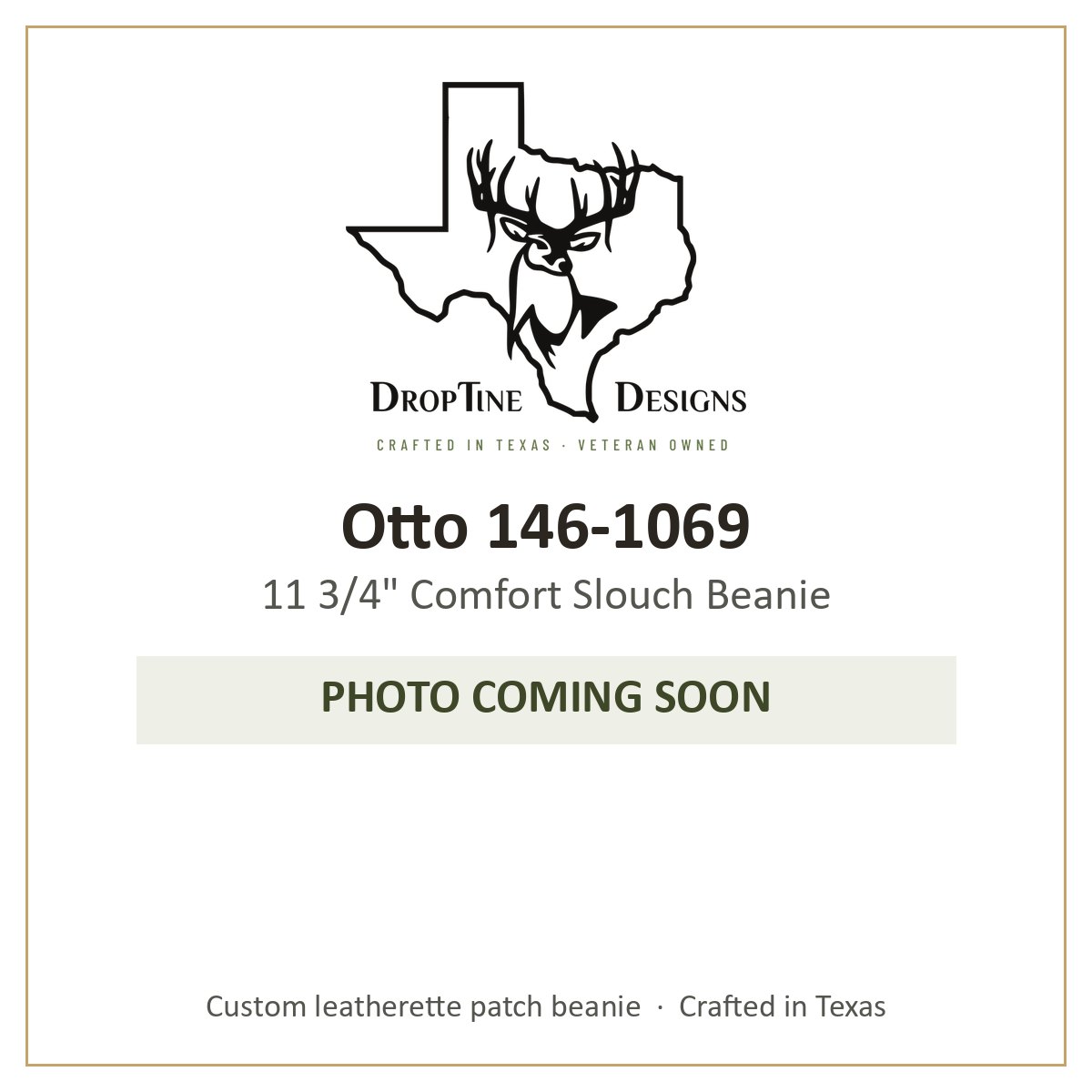 Photo coming soon: Otto 146-1069 11 3/4" Comfort Slouch Beanie