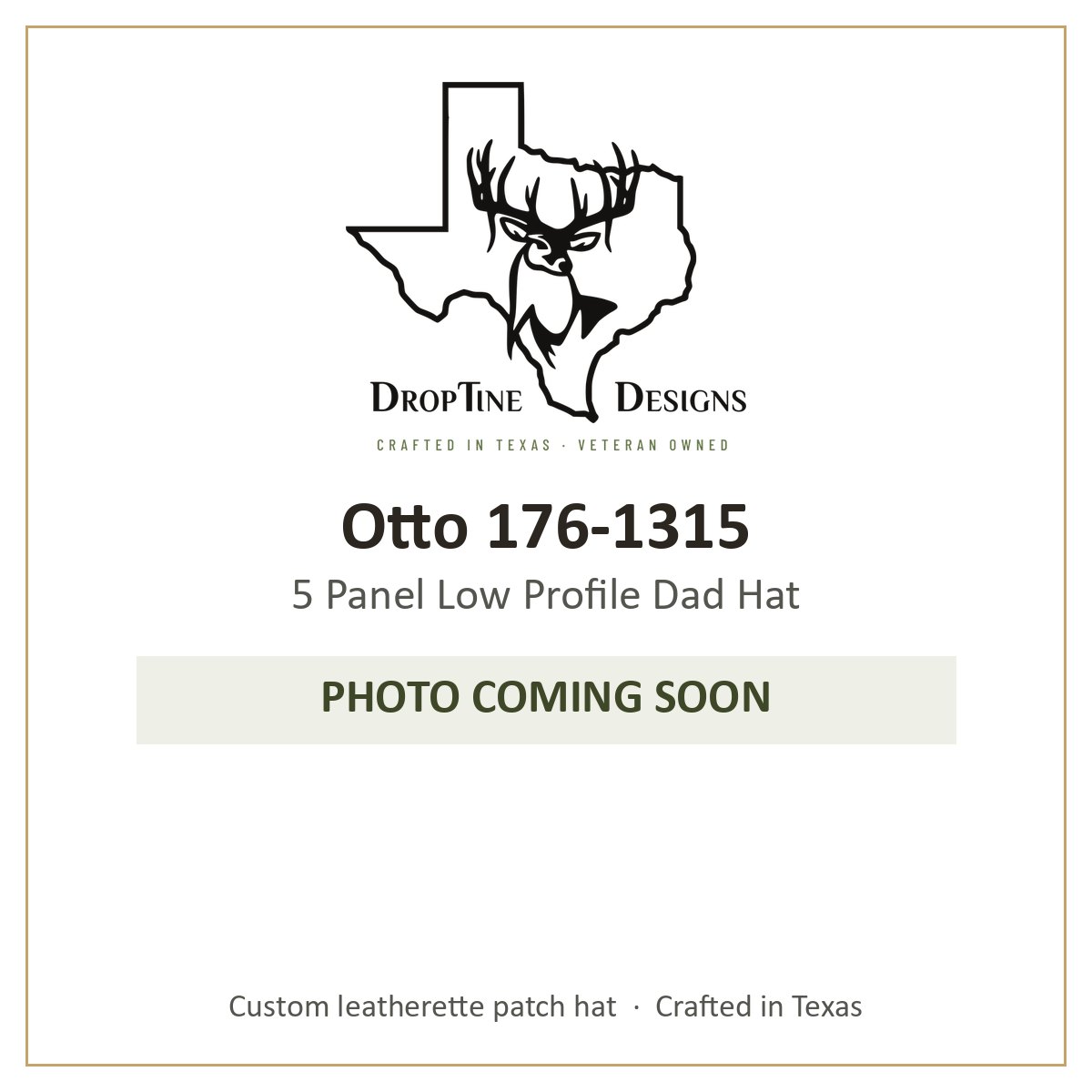 Photo coming soon: Otto 176-1315 5 Panel Low Profile Dad Hat
