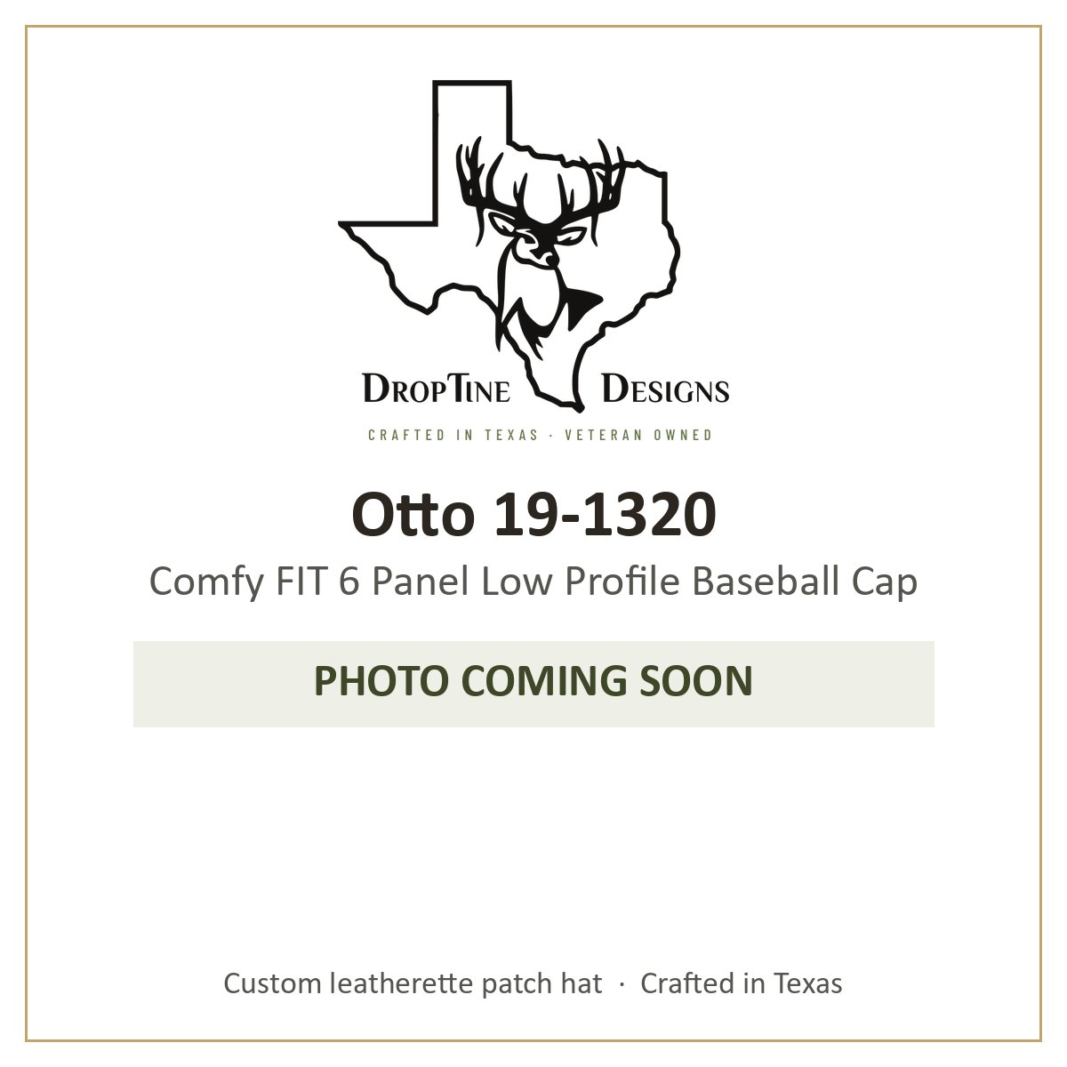 Photo coming soon: Otto 19-1320 Comfy FIT 6 Panel Low Profile Baseball Cap