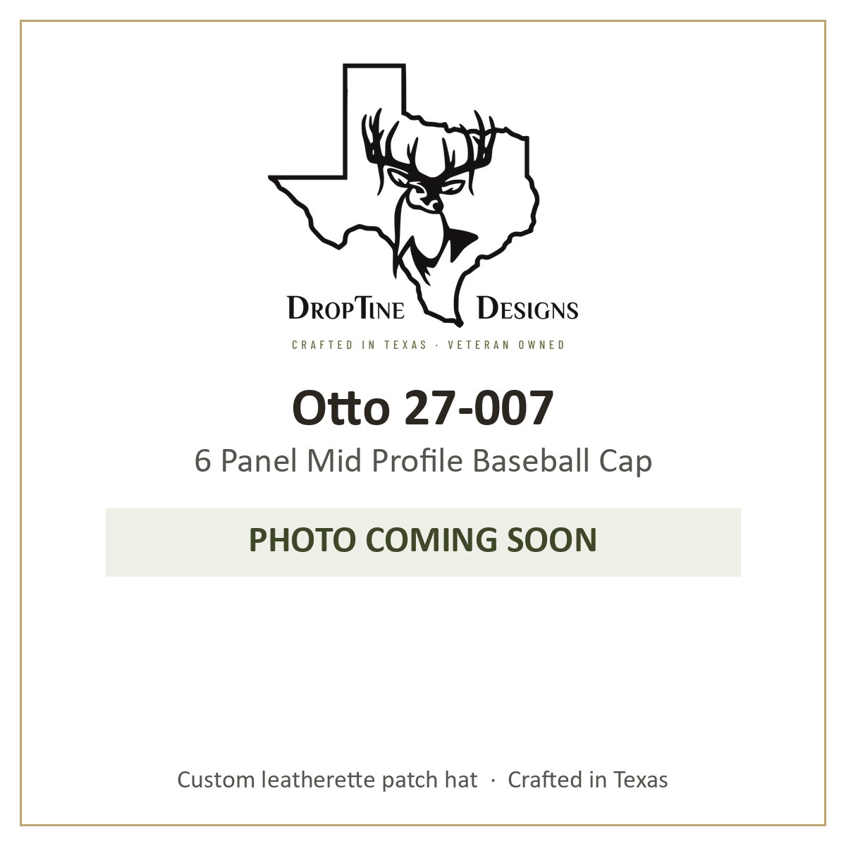 Photo coming soon: Otto 27-007 6 Panel Mid Profile Baseball Cap