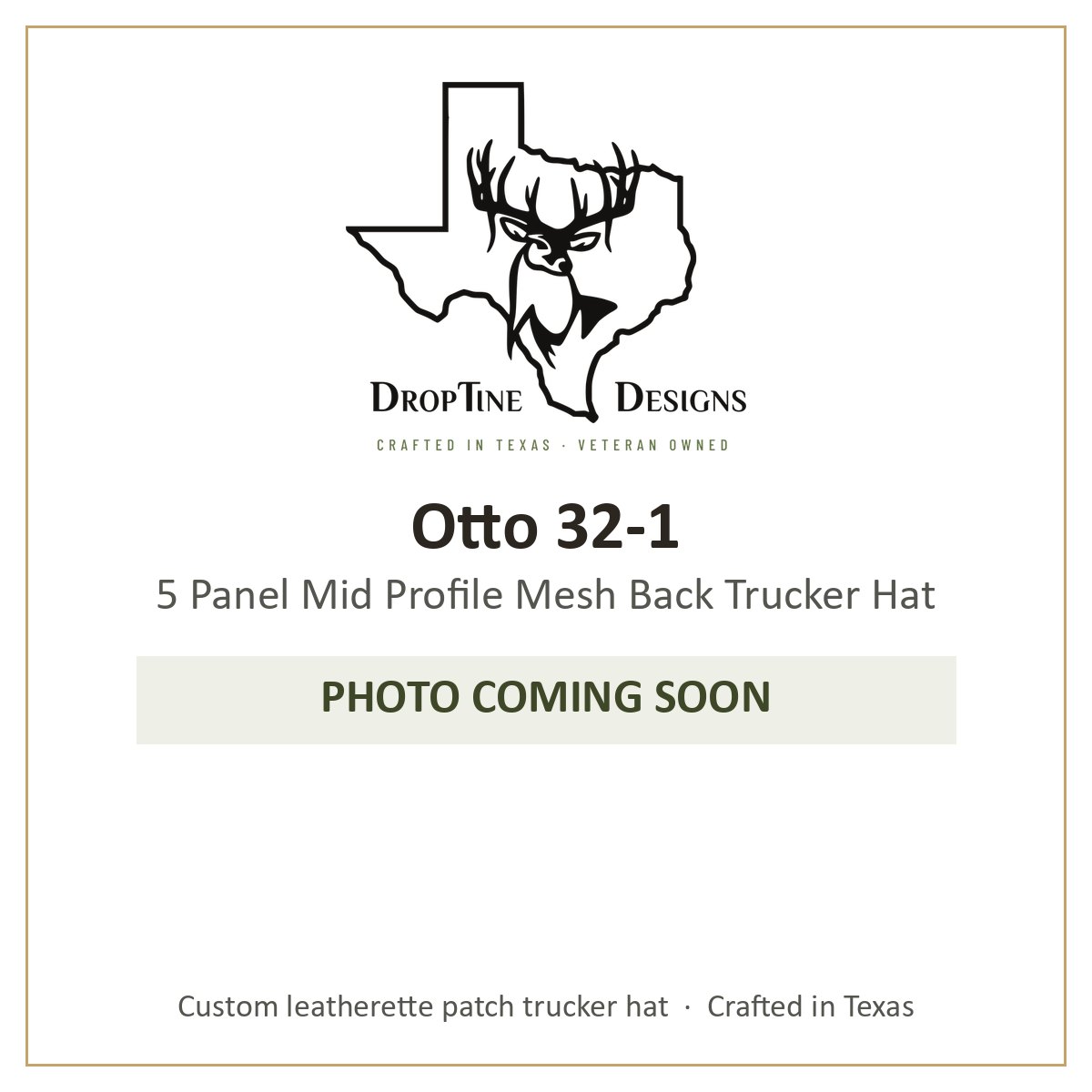 Photo coming soon: Otto 32-1 5 Panel Mid Profile Mesh Back Trucker Hat