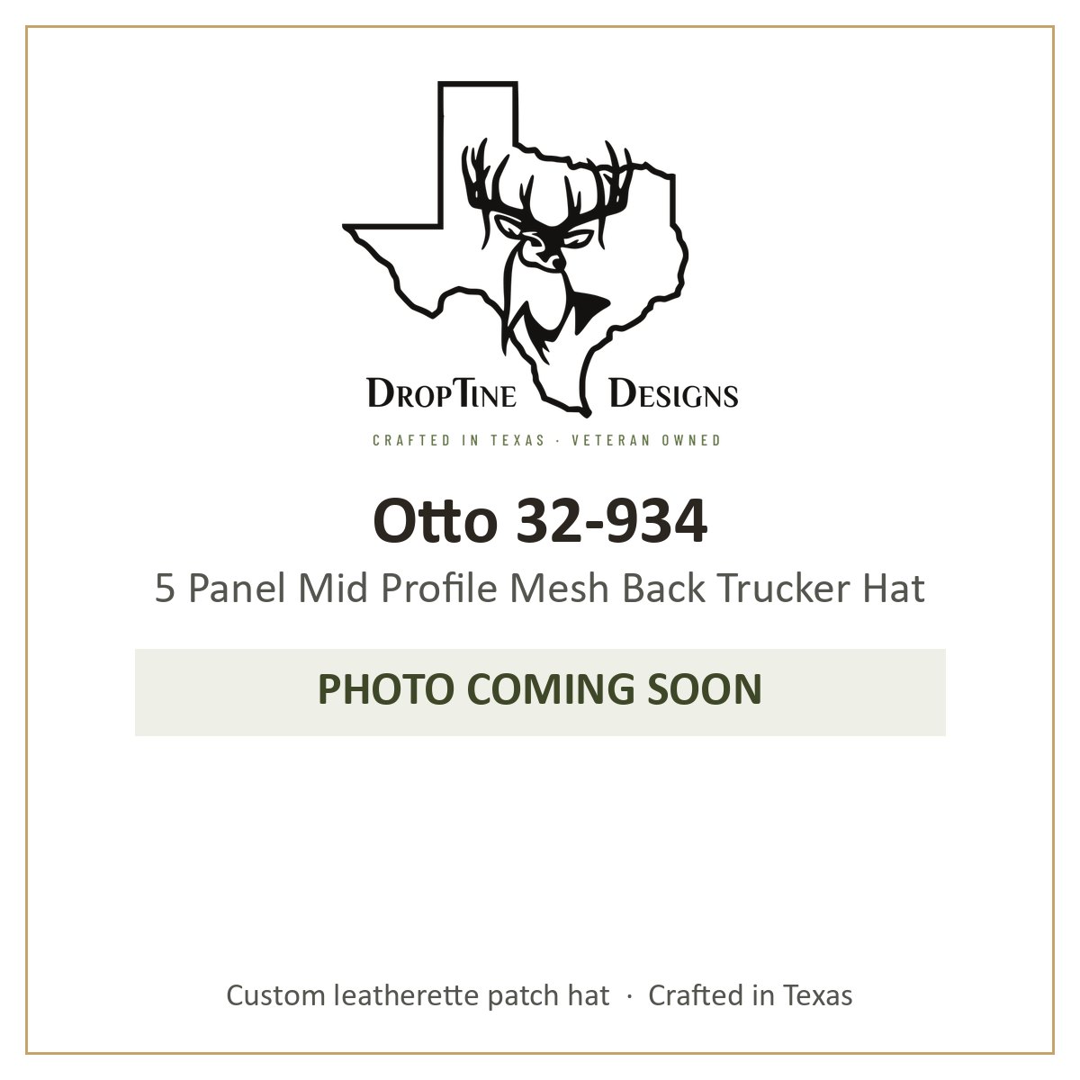 Photo coming soon: Otto 32-934 5 Panel Mid Profile Mesh Back Trucker Hat