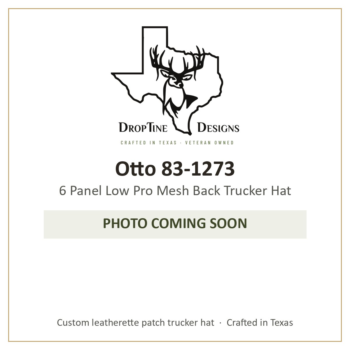 Photo coming soon: Otto 83-1273 6 Panel Low Pro Mesh Back Trucker Hat