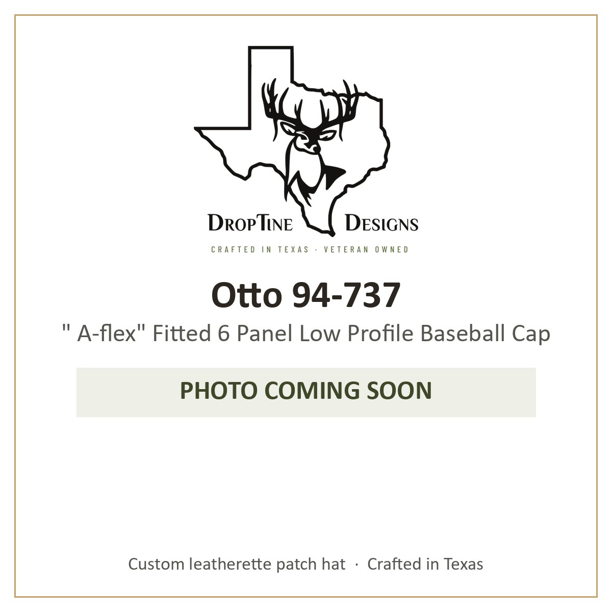 Photo coming soon: Otto 94-737 " A-flex" Fitted 6 Panel Low Profile Baseball Cap