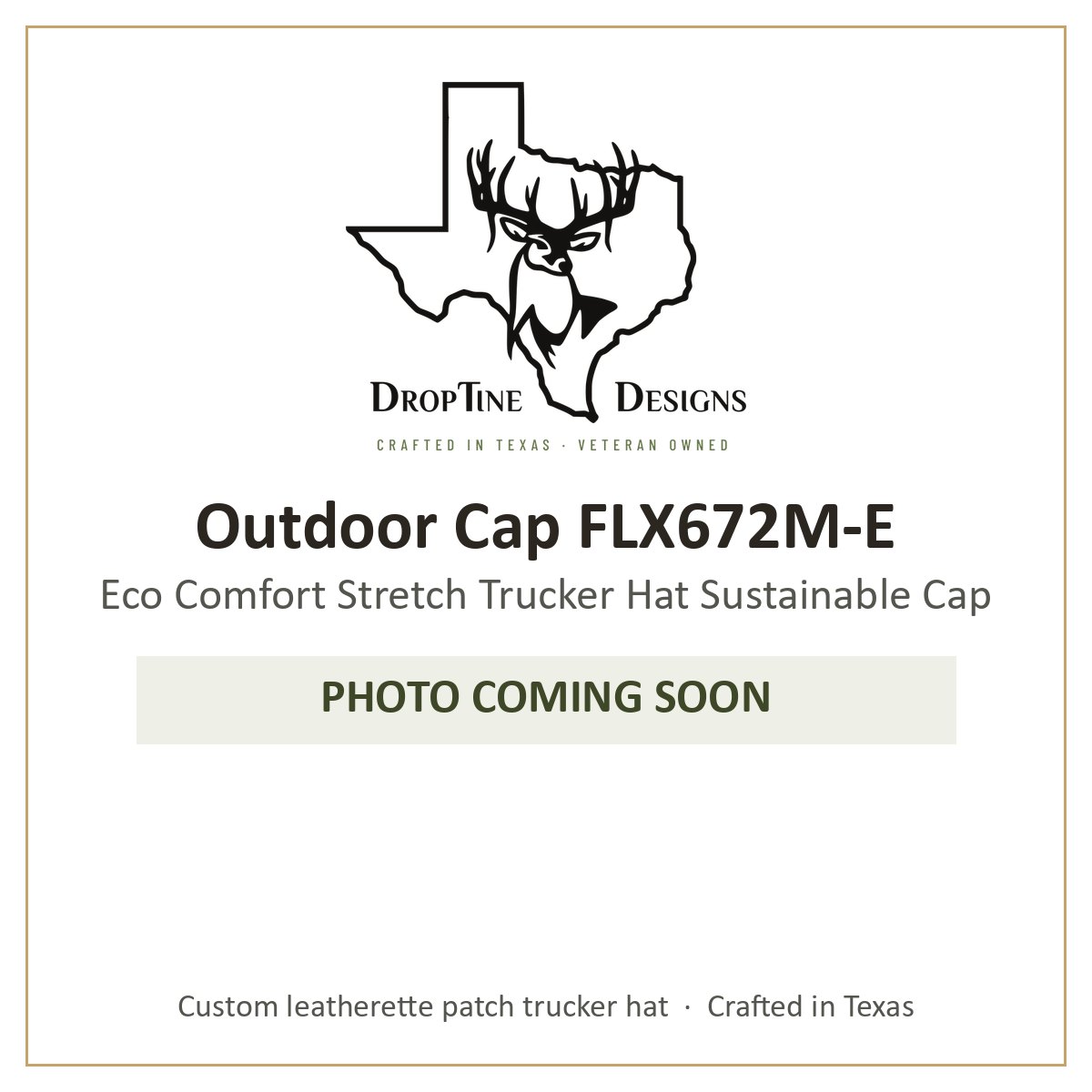 Photo coming soon: Outdoor Cap FLX672M-E Eco Comfort Stretch Trucker Hat Sustainable Cap