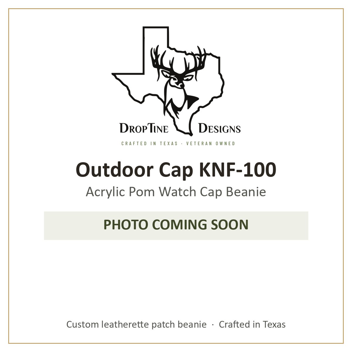 Photo coming soon: Outdoor Cap KNF-100 Acrylic Pom Watch Cap Beanie