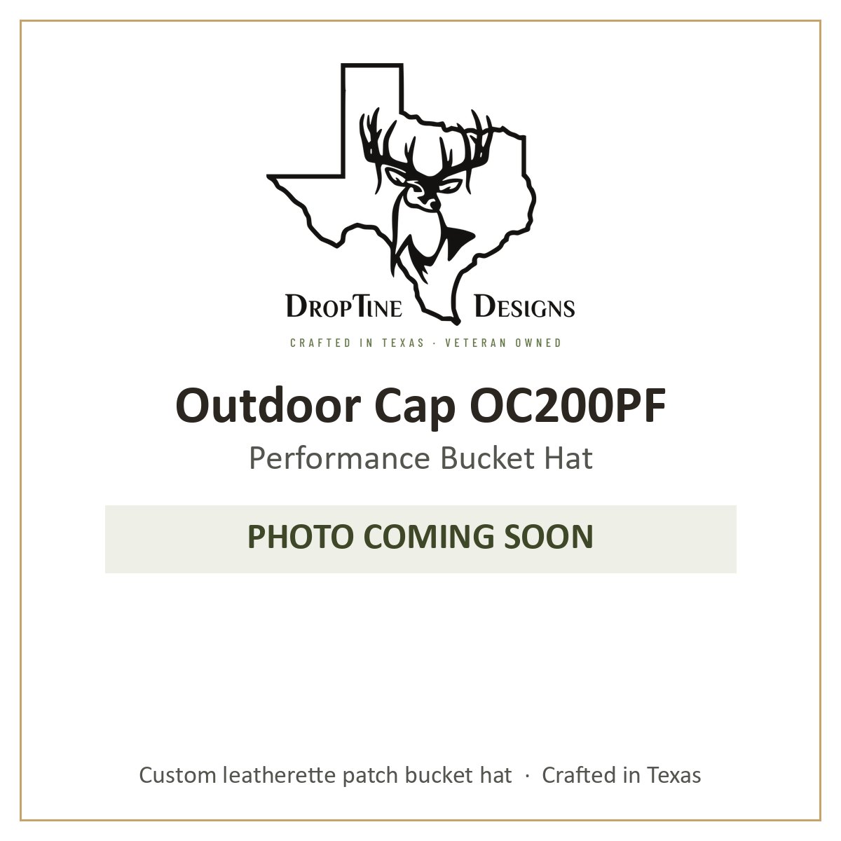Photo coming soon: Outdoor Cap OC200PF Performance Bucket Hat
