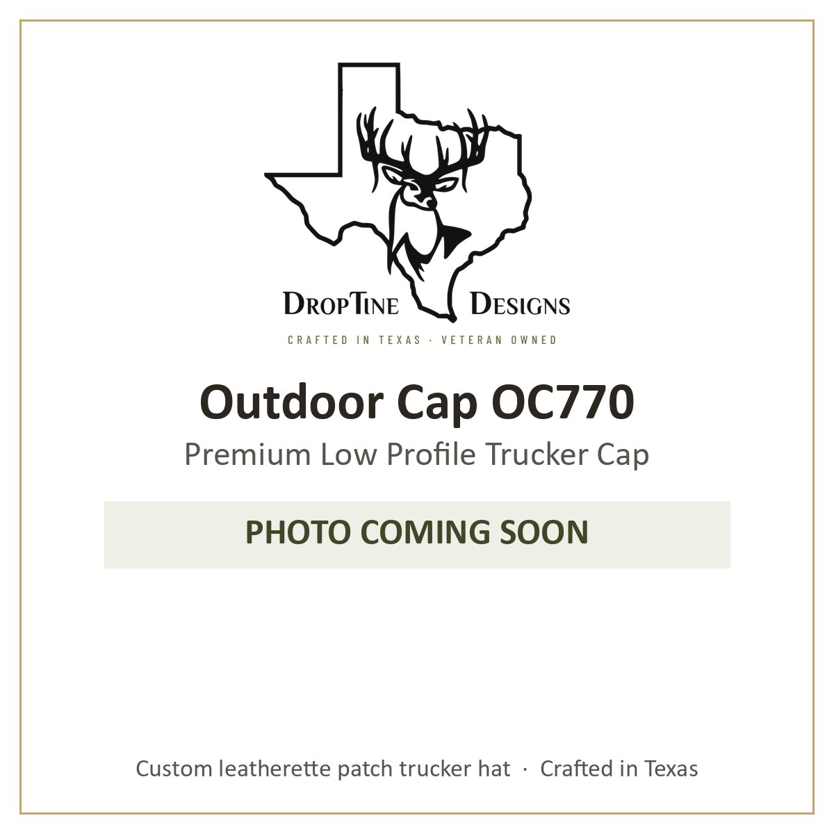 Photo coming soon: Outdoor Cap OC770 Premium Low Profile Trucker Cap