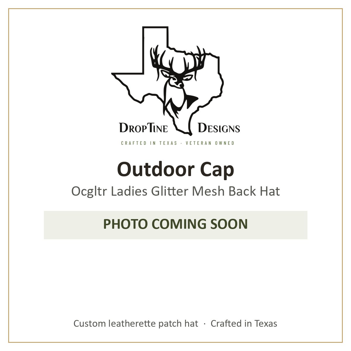 Photo coming soon: Outdoor Cap Ocgltr Ladies Glitter Mesh Back Hat