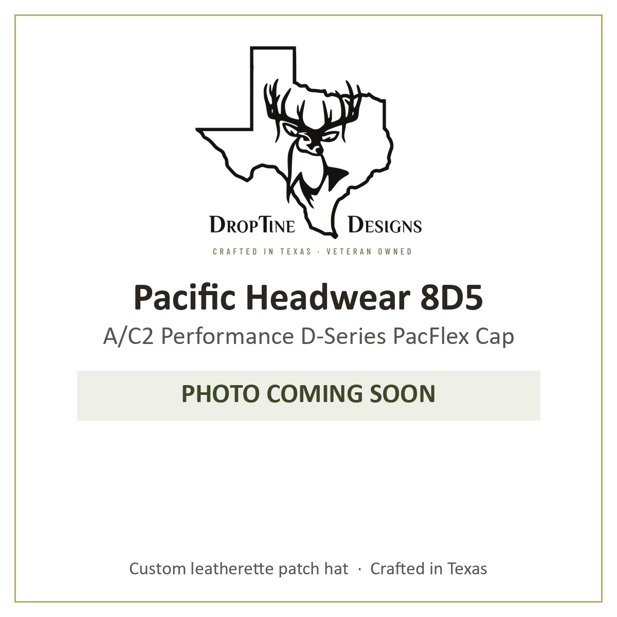 Photo coming soon: Pacific Headwear 8D5 A/C2 Performance D-Series PacFlex Cap