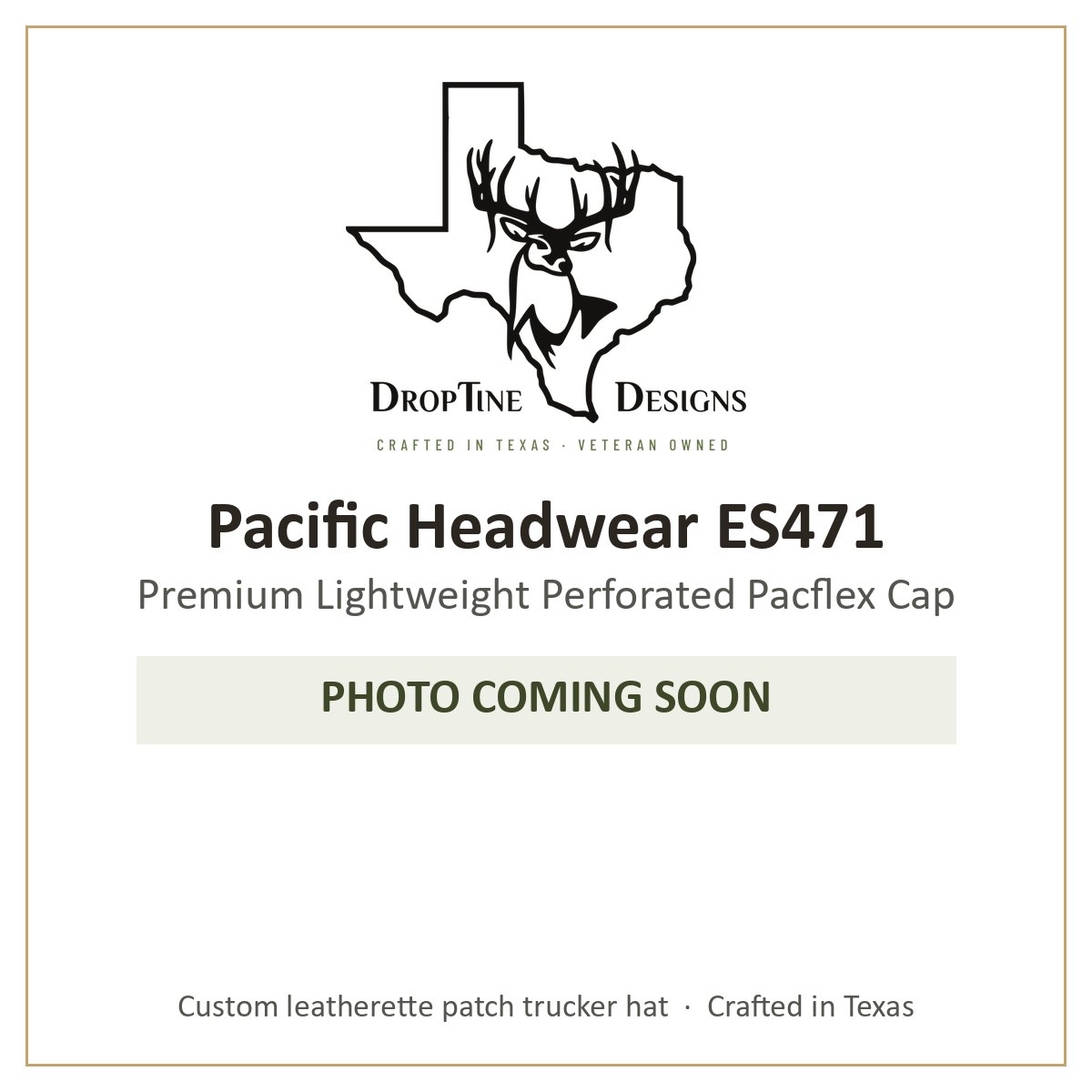 Photo coming soon: Pacific Headwear ES471 Premium Lightweight Perforated Pacflex Cap