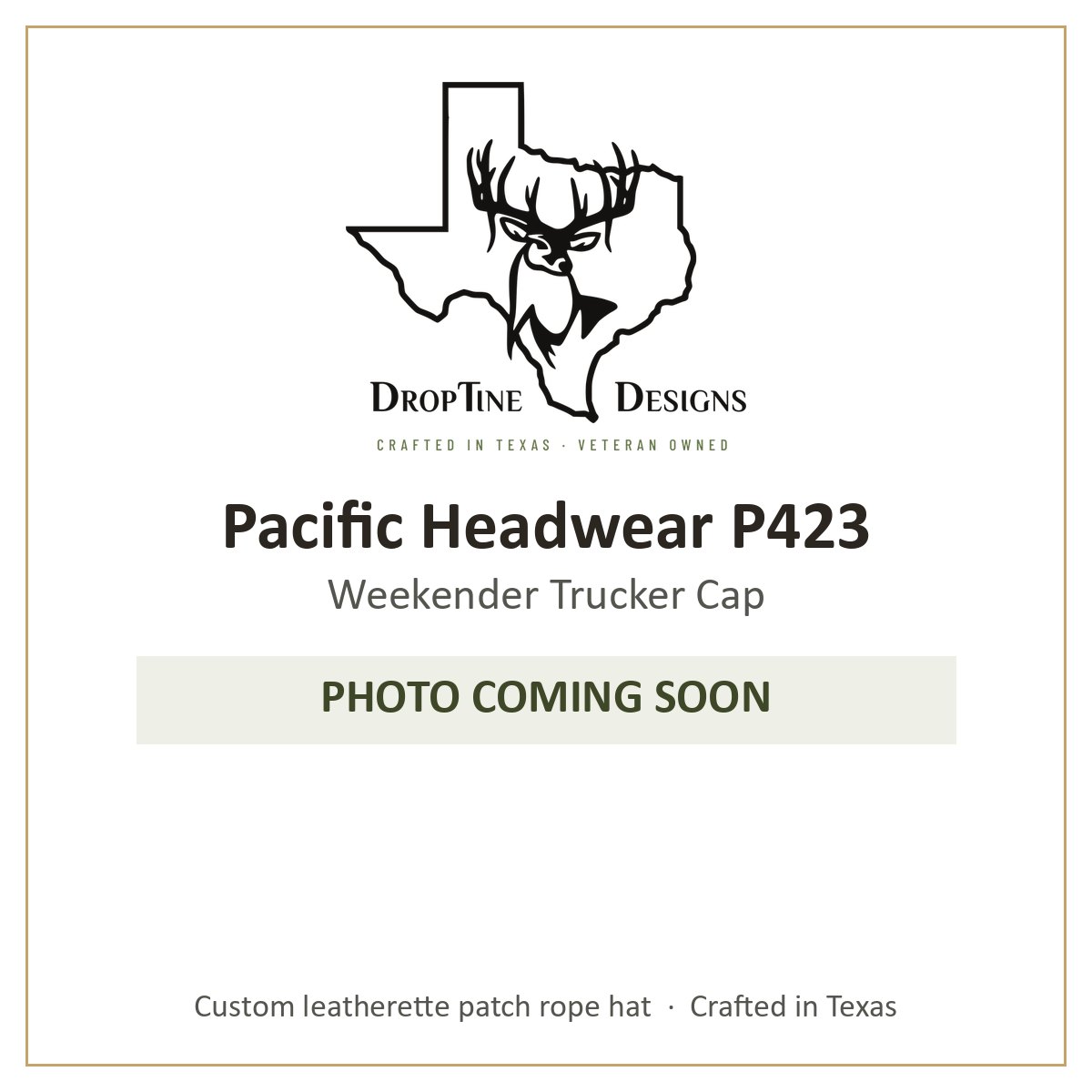 Photo coming soon: Pacific Headwear P423 Weekender Trucker Cap