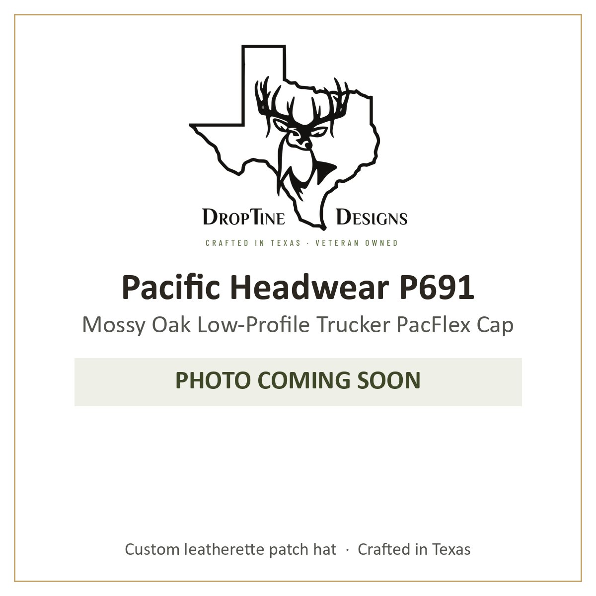 Photo coming soon: Pacific Headwear P691 Mossy Oak Low-Profile Trucker PacFlex Cap
