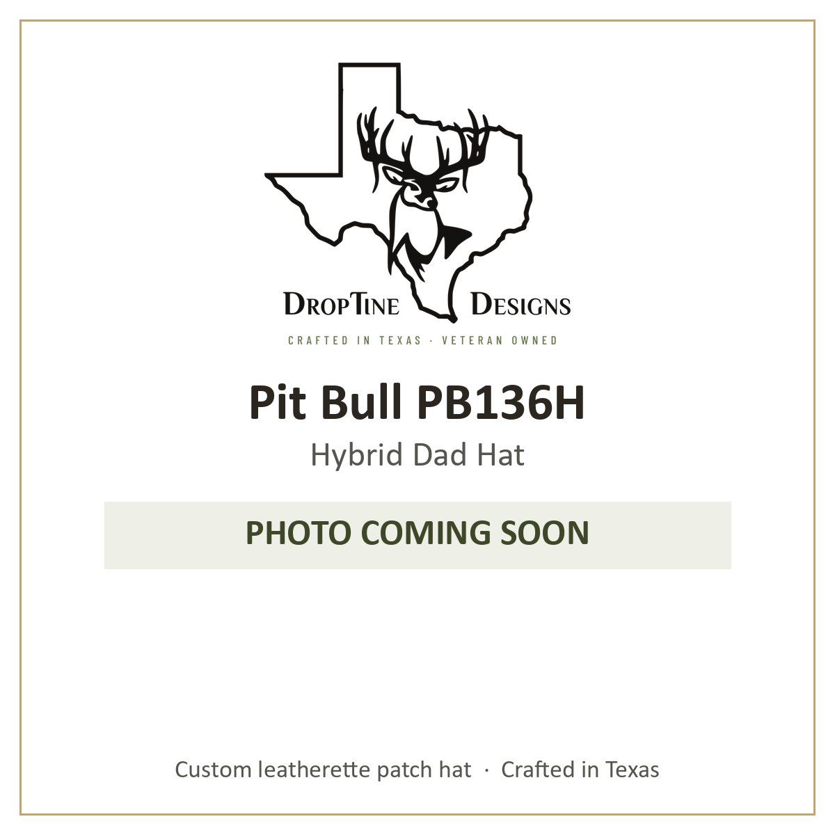 Photo coming soon: Pit Bull PB136H Hybrid Dad Hat