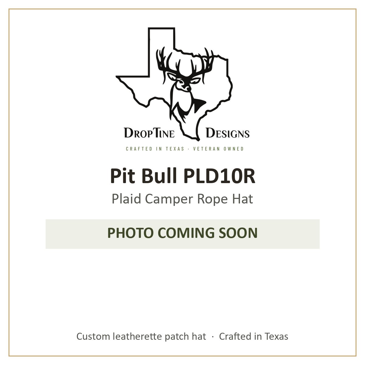 Photo coming soon: Pit Bull PLD10R Plaid Camper Rope Hat