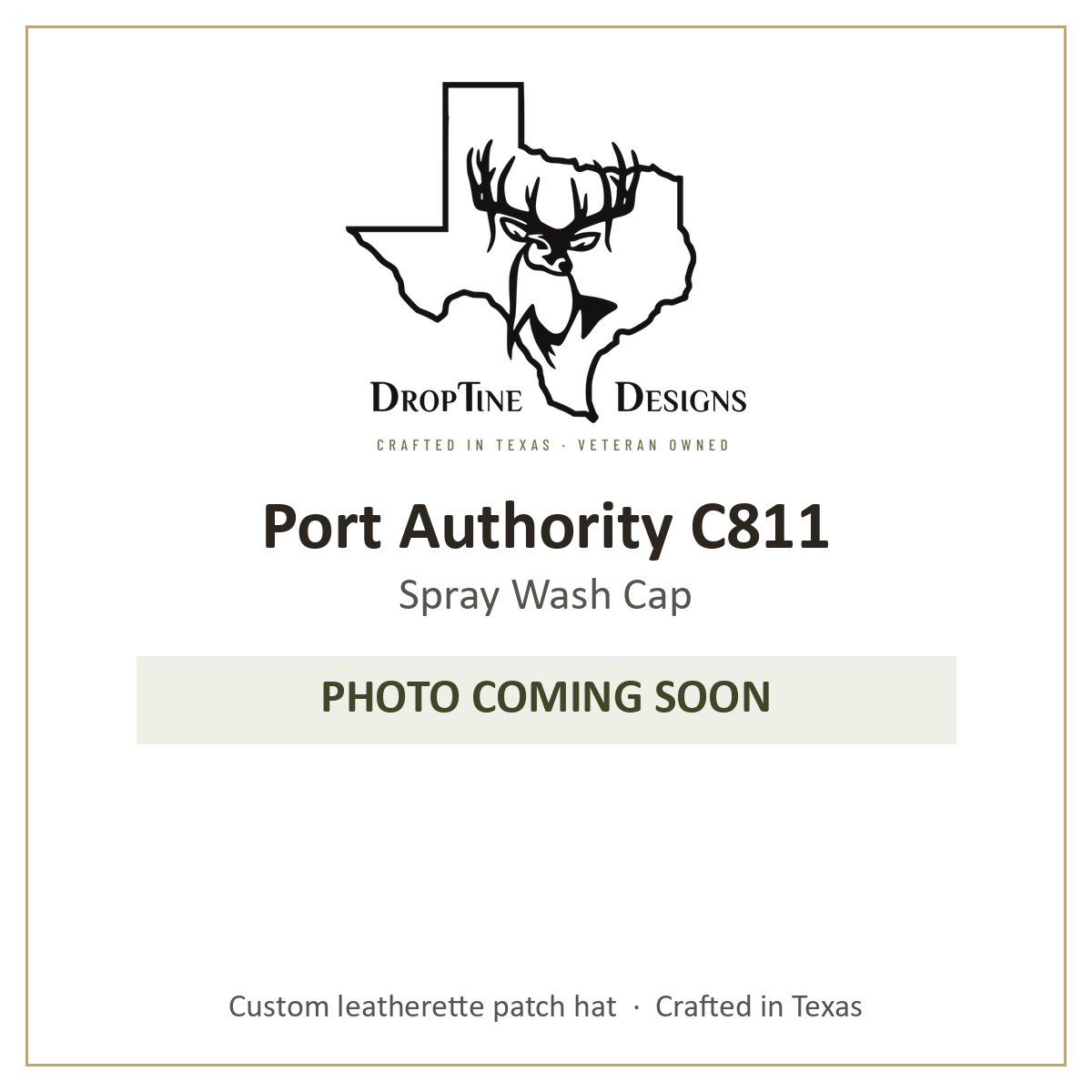 Photo coming soon: Port Authority C811 Spray Wash Cap