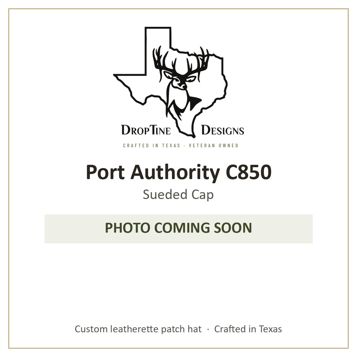 Photo coming soon: Port Authority C850 Sueded Cap
