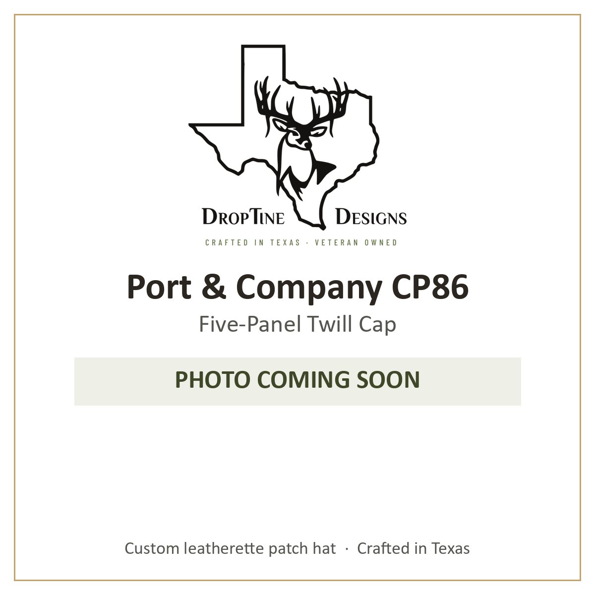 Photo coming soon: Port & Company CP86 Five-Panel Twill Cap