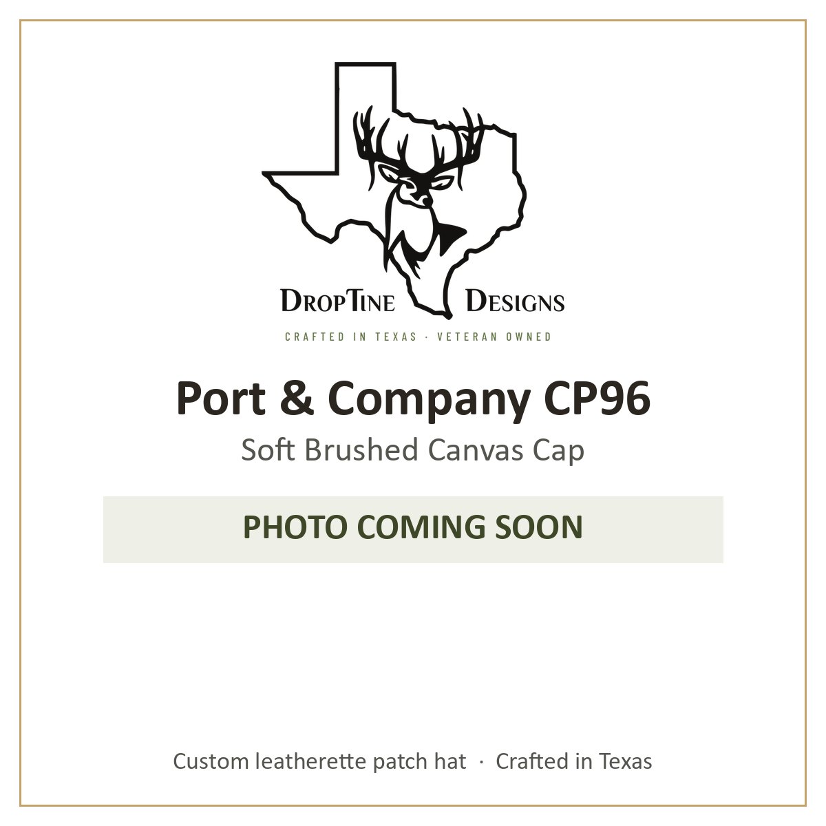 Photo coming soon: Port & Company CP96 Soft Brushed Canvas Cap