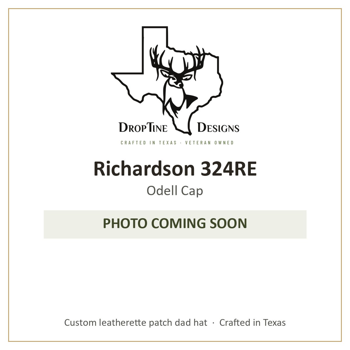 Photo coming soon: Richardson 324RE Odell Cap