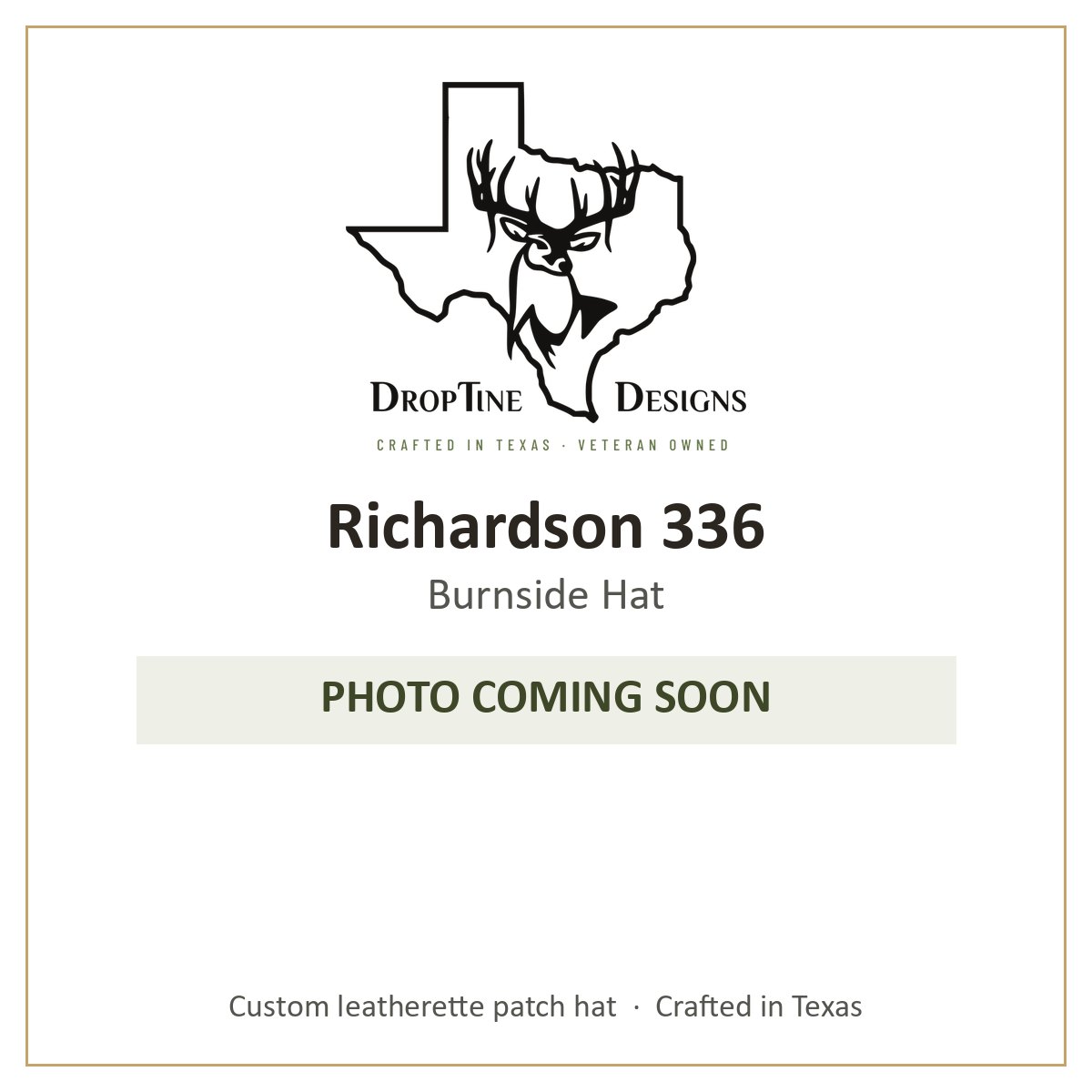 Photo coming soon: Richardson 336 Burnside Hat