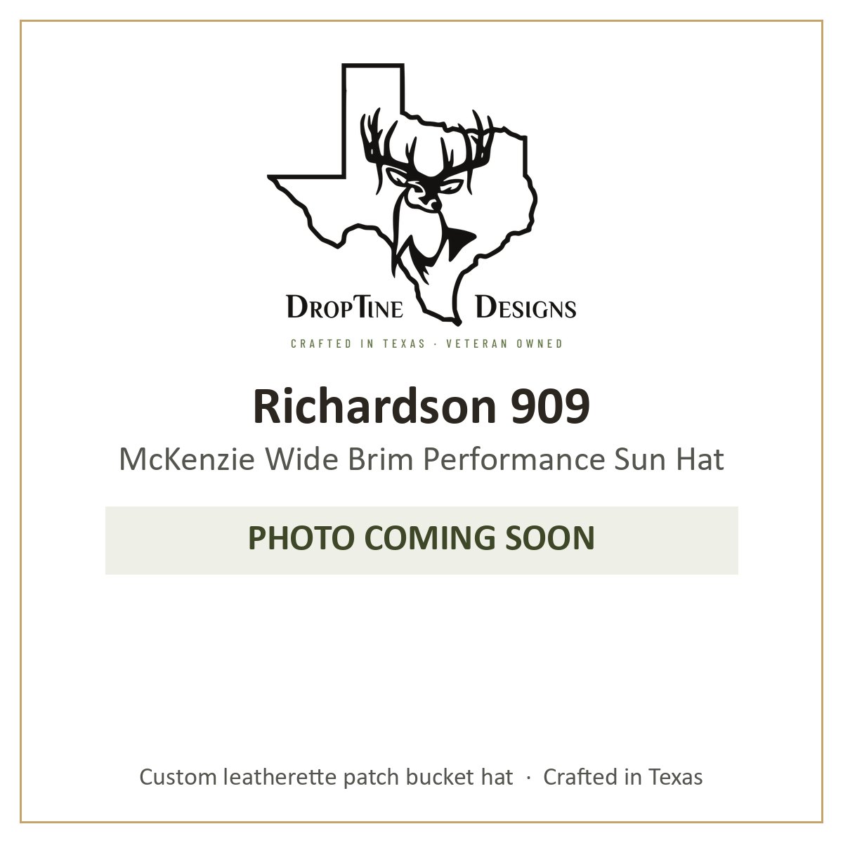 Photo coming soon: Richardson 909 McKenzie Wide Brim Performance Sun Hat