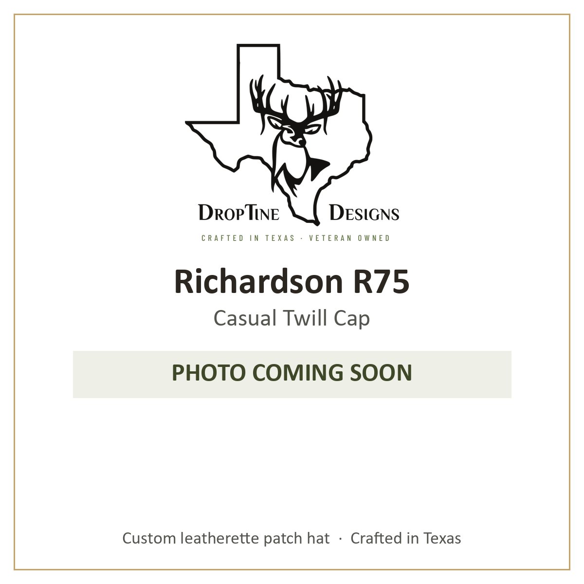 Photo coming soon: Richardson R75 Casual Twill Cap