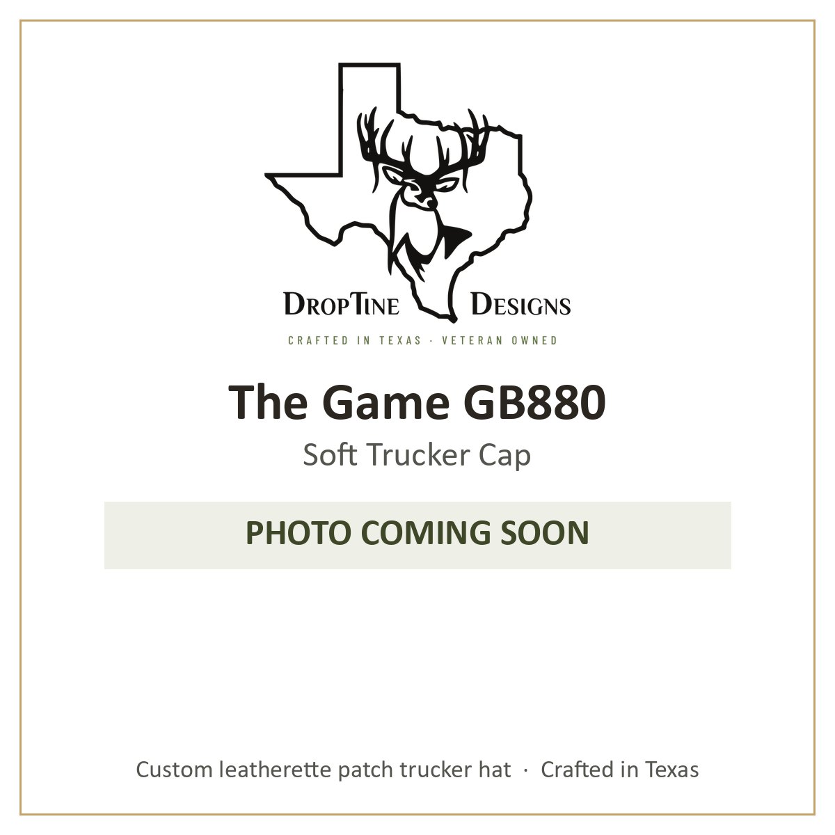 Photo coming soon: The Game GB880 Soft Trucker Cap