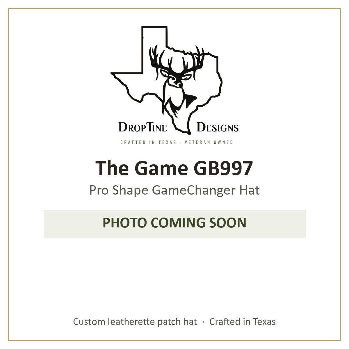 Photo coming soon: The Game GB997 Pro Shape GameChanger Hat